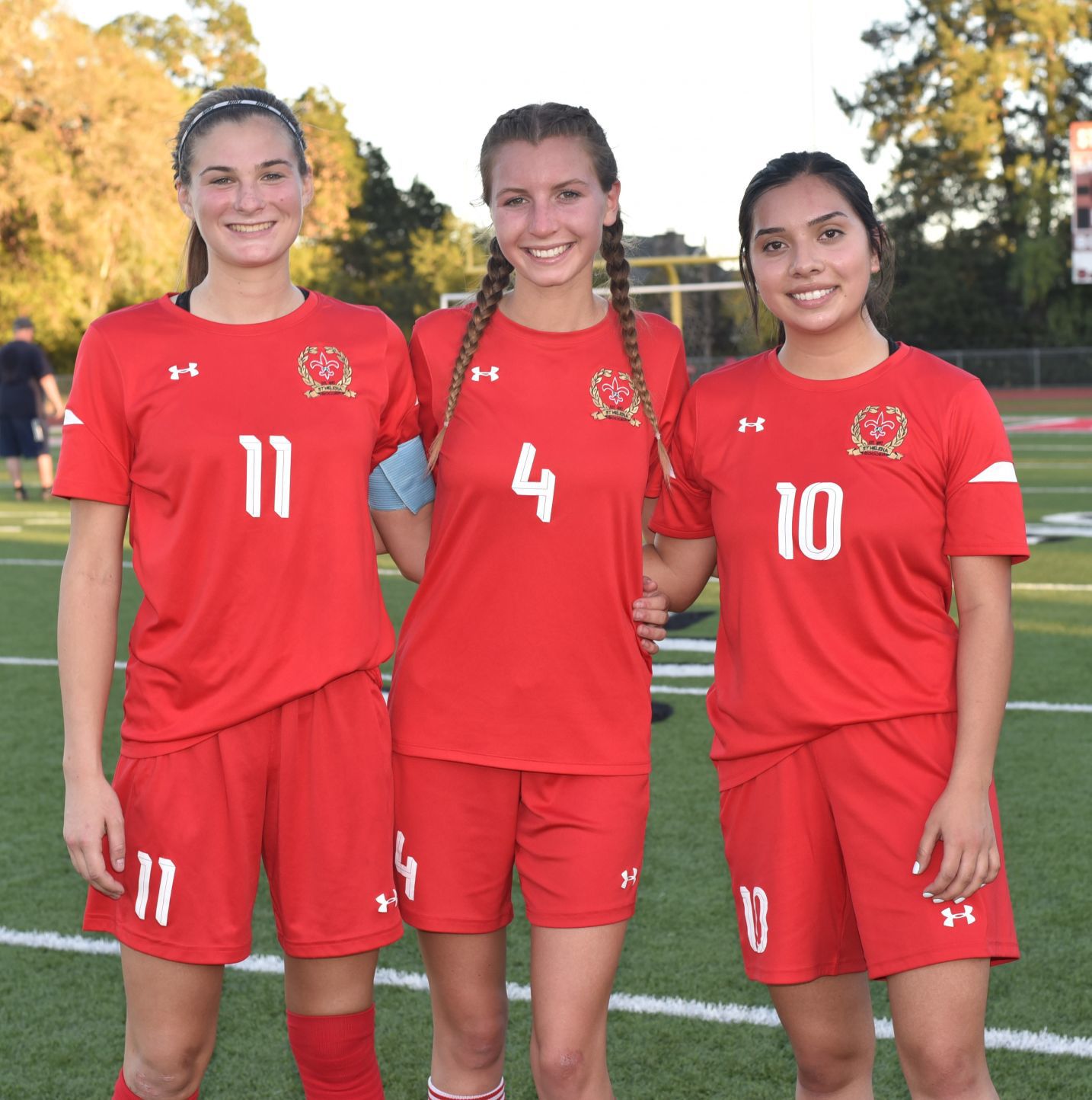 St. Helena girls soccer seniors 2019